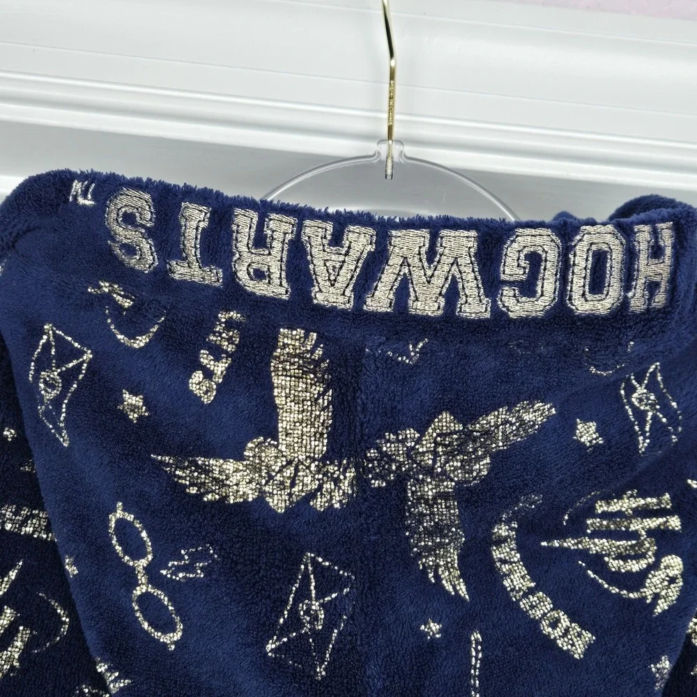Harry Potter Hogwarts Hedwig‎ Pjs All In One Pajamas Kids Size 10/11 Union Suit